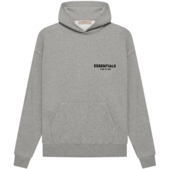 Fear of God Essentials Hoodies Pullover Dark Oatmeal - Picture 2 of 12